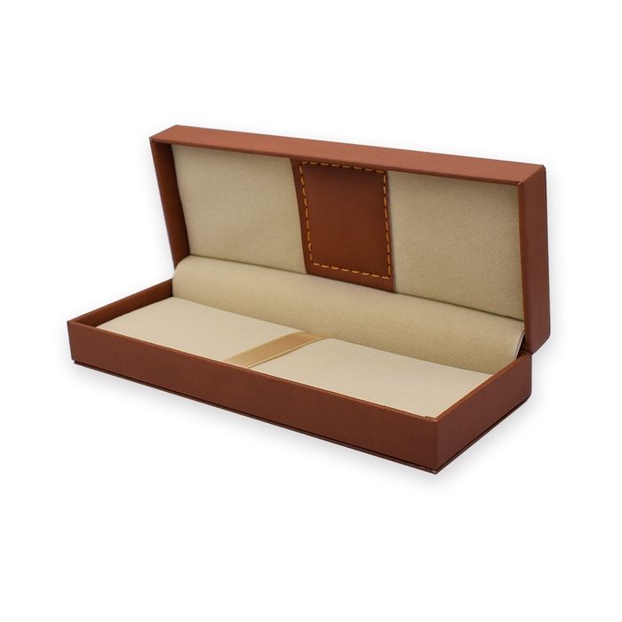 Brown PU Leather Pen Box