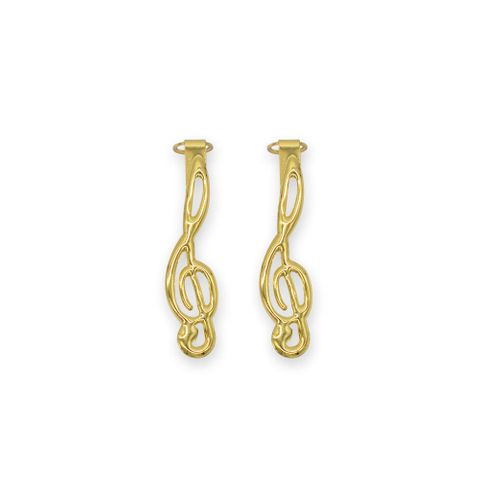 Slimline/Streamline Pen Clip - Gold Treble Clef x 1