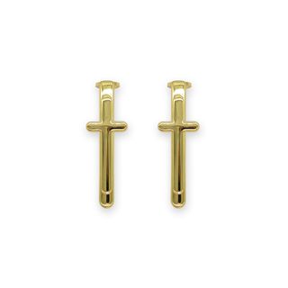 Slimline/Streamline Pen Clip - Gold Cross x 1