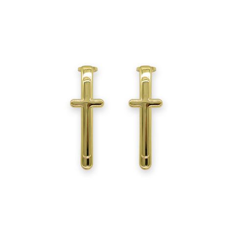 Slimline/Streamline Pen Clip - Gold Cross x 1