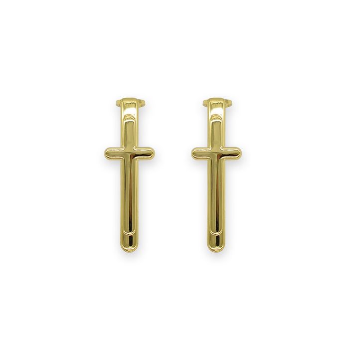 Slimline/Streamline Pen Clip - Gold Cross x 1