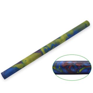 Resin Pen Rod - 18mm diameter, 300mm length. Red, blue, yellow colours