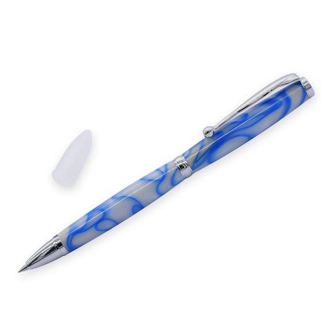 Chrome Rollerball Fancy Slimline Pen Kit - pack of 1