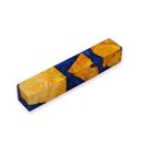 Acrylic Stabilised Blank 20 x 20 x 130mm. Yellow & Blue Hybrid