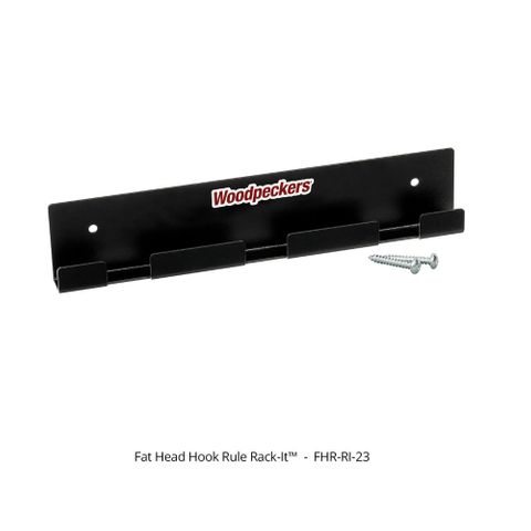 Woodpeckers Fat Head Hook Rule Rack-It