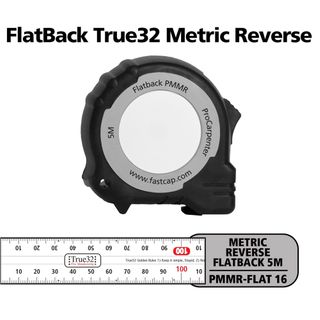 Flatback True32 Metric Reverse Tape Measure