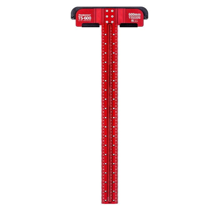 Woodpeckers Precision Woodworking T-Square 600mm + Rack-It