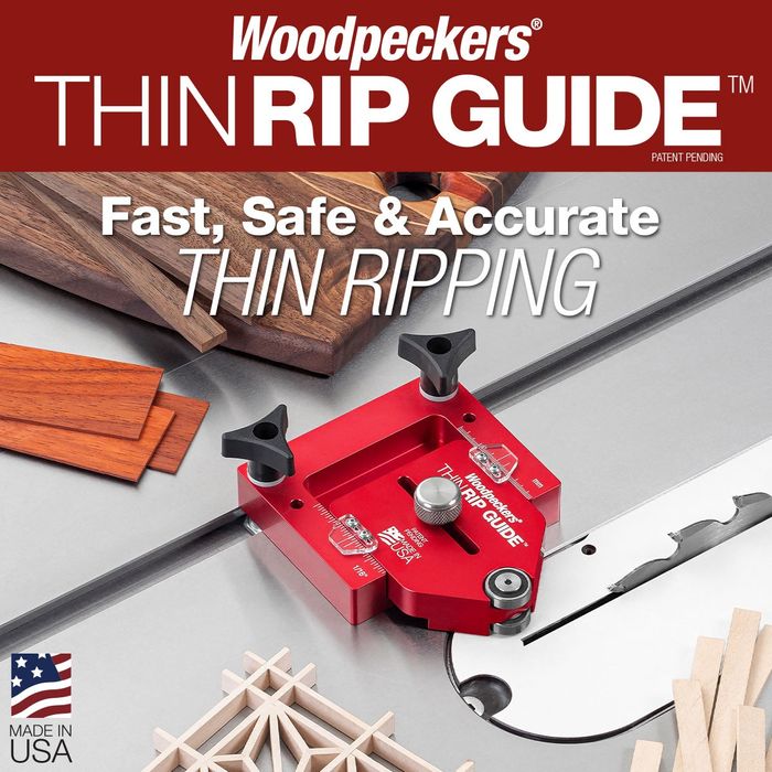 Woodpeckers Thin Rip Guide + Rack-It