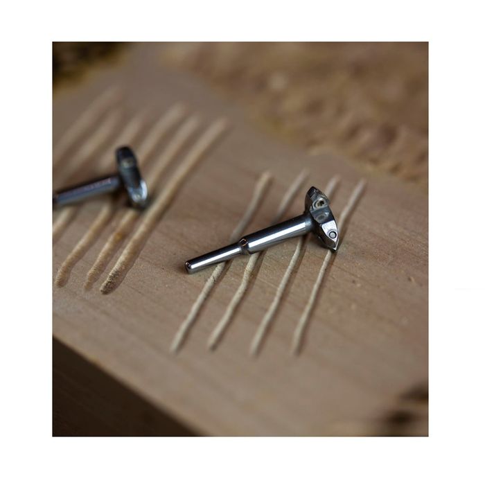 Manpa Mini Carving Bit, Triangle cutters,1/8"Shaft