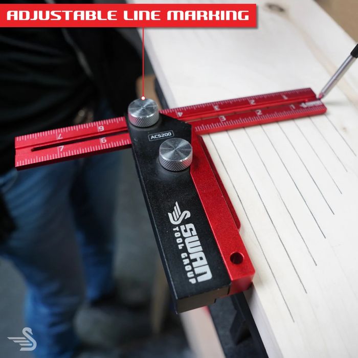 Swan Tool Group RIDGWAY Adjustable Carpenter Square - Metric