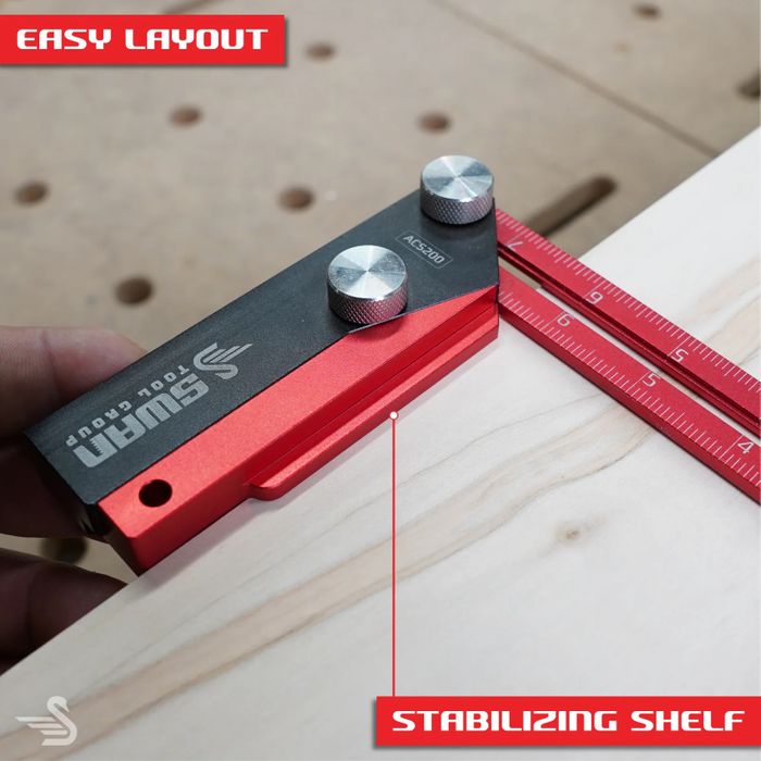 Swan Tool Group RIDGWAY Adjustable Carpenter Square - Metric