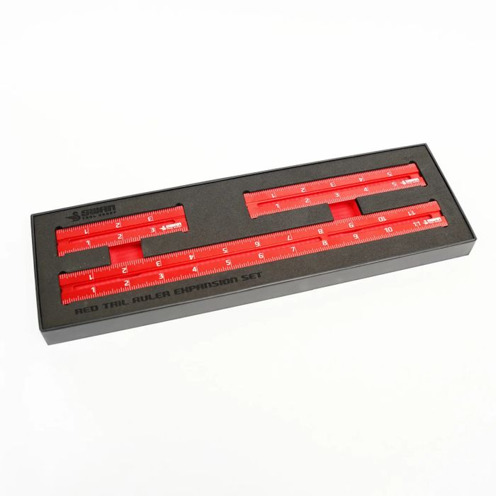 Swan Tool Group RED TAIL Metric Ruler Set