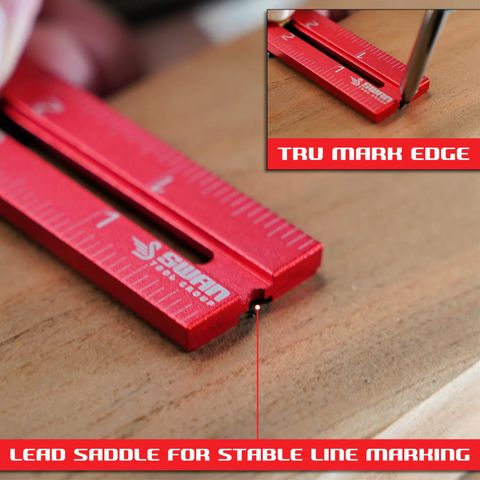 Swan Tool Group RED TAIL Metric Ruler Set