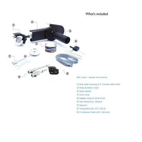 Manpa  2" Belt Cutter - Master Set