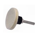 50mm Roloc disc pad holder shank & wool pad