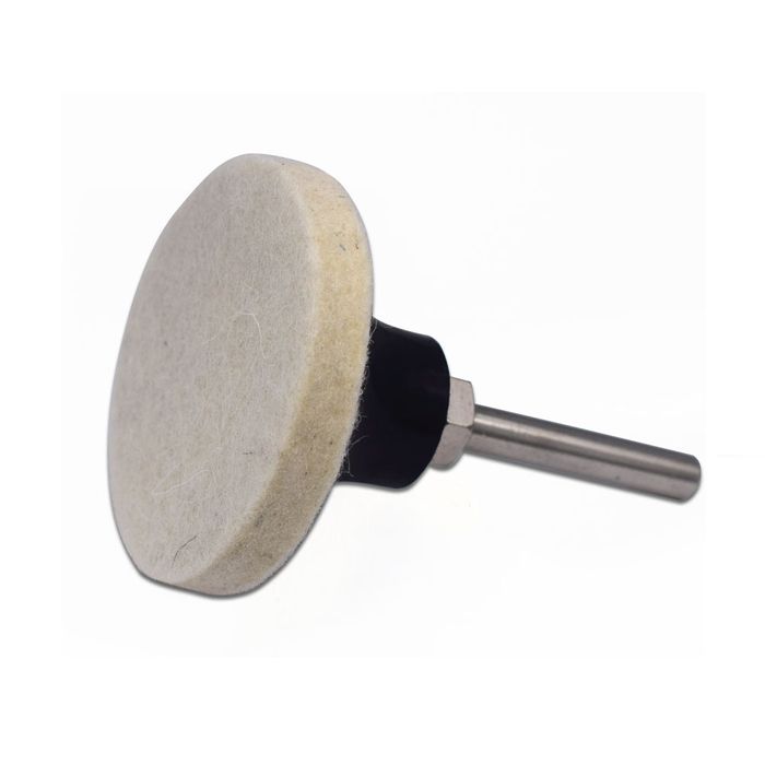 50mm Roloc disc pad holder shank & wool pad