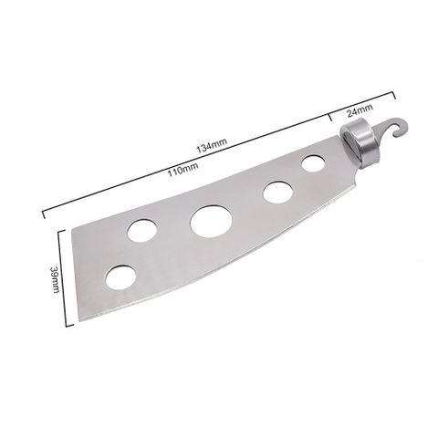 Carbatec Stainless Steel Holey Cheese Knife Kit