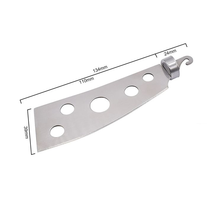 Carbatec Stainless Steel Holey Cheese Knife Kit