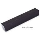 Pearl Resin Pen Blank - 20 x 20 x 130mm - black with copper line
