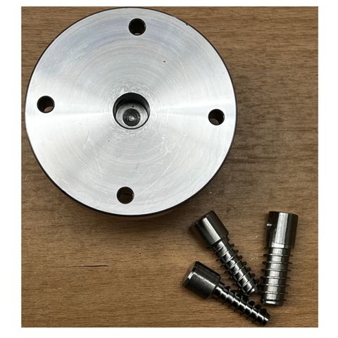 Carbatec Faceplate 75mm - Screw Chuck 1 1/4in x 8tpi