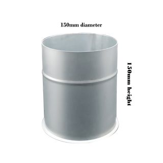 Steel Duct to Flexible Hose connector 150mm, 145mm long