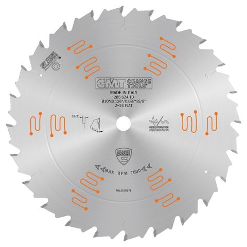 CMT Full Kerf Ripping Blade 250mm 24 Teeth