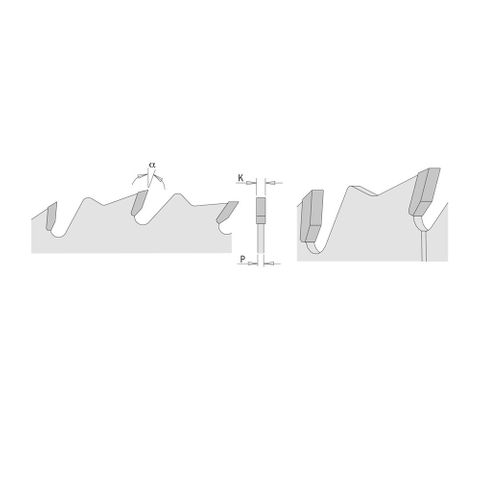 CMT Full Kerf Ripping Blade 250mm 24 Teeth