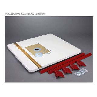 Incra 28" X 32" TS Router table top with mounting plate & hardware