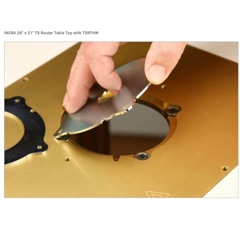 Incra 28" X 32" TS Router table top with mounting plate & hardware