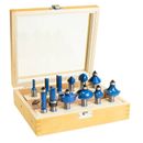 Carbatec 12 piece 1/2 inch shank starter cutter set
