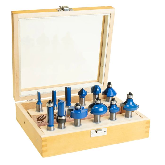 Carbatec 12 piece 1/2 inch shank starter cutter set
