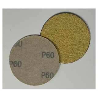 Carbatec 75mm hook and loop Sanding Disc P60 grit x100 pack