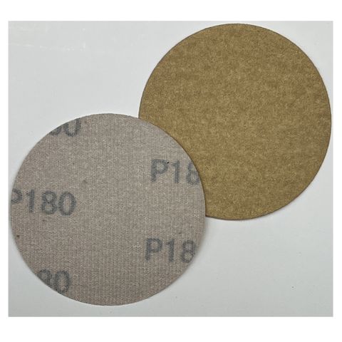 Carbatec 75mm hook and loop Sanding Disc P180 grit x100 pack