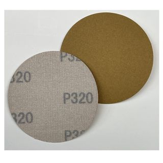 Carbatec 75mm hook and loop Sanding Disc P320 grit x100 pack