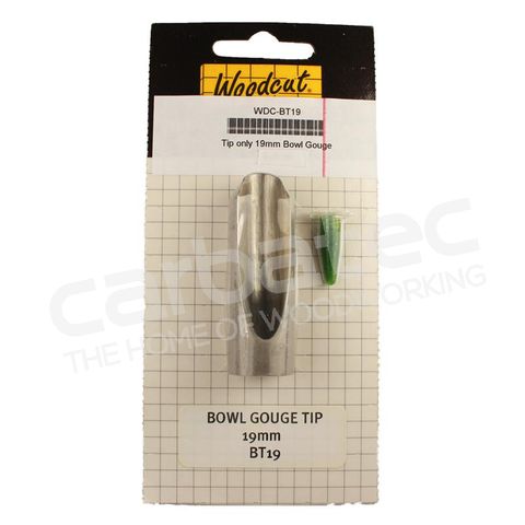 Woodcut Replacement 19mm Bowl Gouge - U Flute, 35&deg; bevel. M2HSS