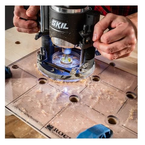 Rockler Dog Hole Routing Template