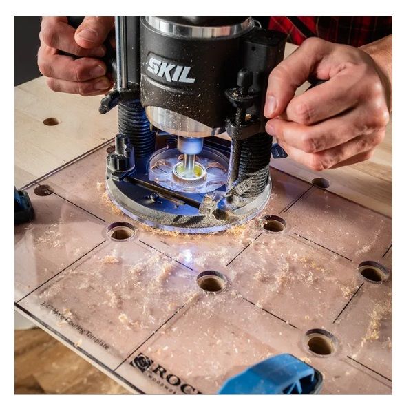 Rockler Dog Hole Routing Template