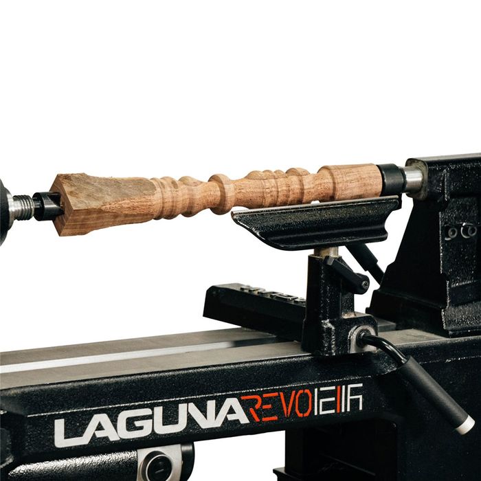 Laguna Revo 12/16 Midi Lathe with Outboard Turning Set, Bed Extension & Stand  *