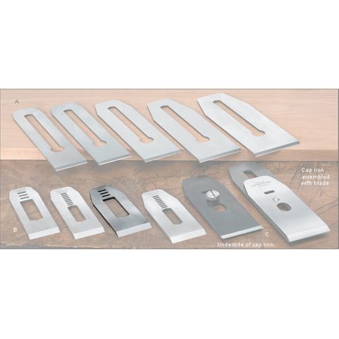 Veritas&reg; Blades made for Stanley/Record Block Planes - 41mm with 5/8" slot