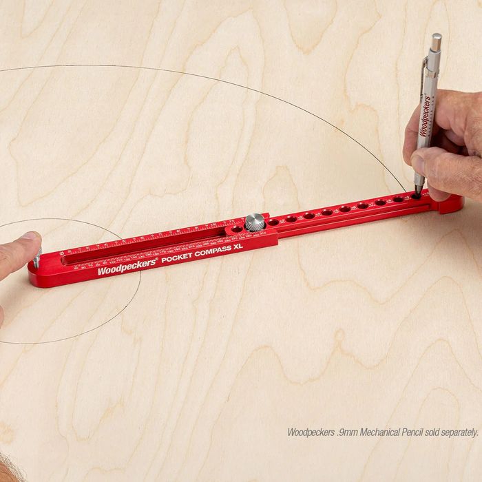 Woodpeckers Pocket Compass XL - 2&rdquo; &ndash; 21&rdquo; Range