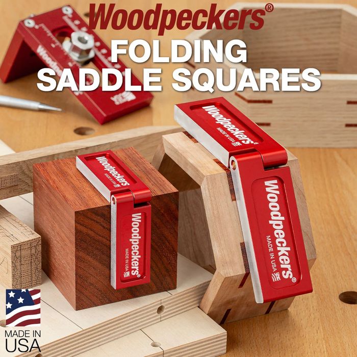 Woodpeckers Folding Saddle Square Set