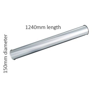 Steel Duct 150mm 1240mm long rolled edges on ends