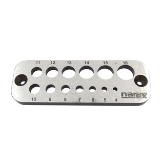 Dowelplate (metric), 125x43x6 ###