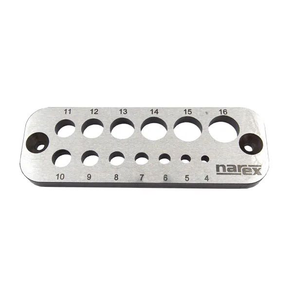 Dowelplate (metric), 125x43x6 ###