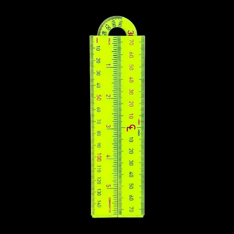 The Good Rule 600mm Hi Viz Folding Rule
