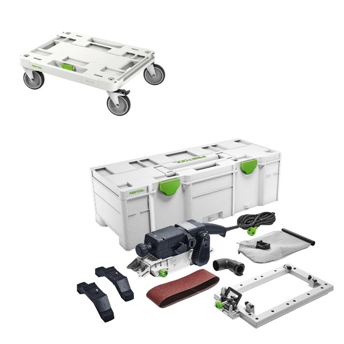 Festool BS 75mm Belt Sander with Sanding Frame, free Roller Board, 60 and 80 gri