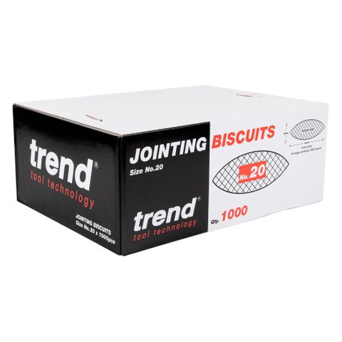 Trend No 20 Size Jointing Biscuits - 1000 pack