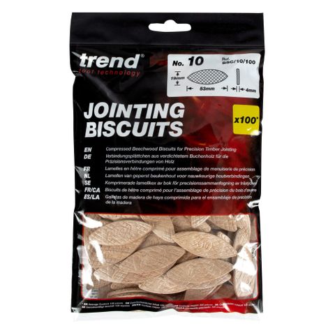Trend No 10 Size Jointing Biscuits - 100 pack