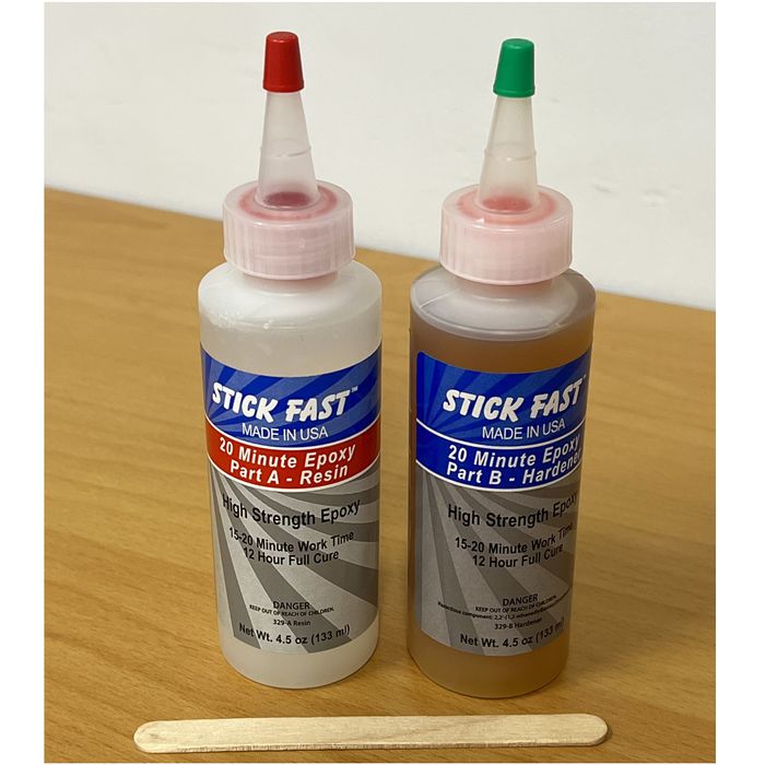 Stickfast Epoxy Kit - 20 minute clear 9oz (270mL) ***