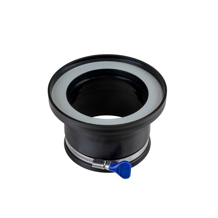 Rubber Fitting Magnetic Dust Connector 100mm Steel Side